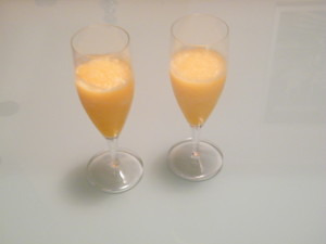 sorbetto mandarino liquore ricetta artigianale fine pasto fatto casa