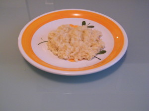 risotto arancia scalogno biologico parmigiano reggiano senza glutine