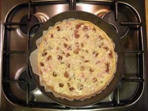 quiche ricetta salata scalogno pomodoro pancetta chardonnay friuli quiche ricetta salata scalogno pomodoro pancetta chardonnay friuli