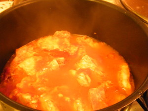 zuppa triglie scoglio filetti ricetta brodo di pesce ipocalorica 
